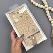 قاب گوشی Redmi Note 13 4G شیائومی چرمی Hard اورجینال Unique Case بند انگشتی طرح گل نسکافه‌ای کد 1000360
