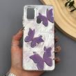 قاب گوشی Galaxy A21S سامسونگ لیزری براش IMD اورجینال طرح پروانه یاسی
