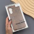 قاب گوشی Galaxy A36 سامسونگ اورجینال یونیک کیس چرمی دوخت طرح پاپیون کد 1000880