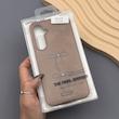 قاب گوشی Galaxy S24 FE سامسونگ اورجینال یونیک کیس چرمی دوخت طرح پاپیون کد 1000887