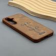 قاب گوشی Galaxy S24 FE سامسونگ اورجینال یونیک کیس چرمی دوخت طرح پاپیون کد 1000887