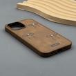قاب گوشی iPhone 13 Pro Max آیفون اورجینال یونیک کیس چرمی دوخت طرح پاپیون کد 1000898
