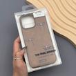 قاب گوشی iPhone 16 Pro Max آیفون اورجینال یونیک کیس چرمی دوخت طرح پاپیون کد 1000902
