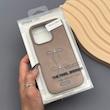 قاب گوشی iPhone 16 Pro آیفون اورجینال یونیک کیس چرمی دوخت طرح پاپیون کد 1000905
