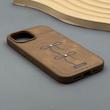 قاب گوشی iPhone 15 آیفون اورجینال یونیک کیس چرمی دوخت طرح پاپیون کد 1000911