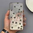 قاب گوشی Galaxy A30S - A50S - A50 سامسونگ اکلیلی شفاف لاکچری محافظ لنزدار طرح گل 