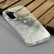قاب گوشی Galaxy A16 سامسونگ شفاف پشت طلقی شیشه‌ای دور ژله ای طرح گل کد E1-1002495