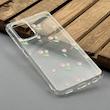 قاب گوشی Galaxy A32 4G سامسونگ شفاف پشت طلقی شیشه‌ای دور ژله ای طرح گل لاله کد 1002519