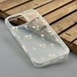 قاب گوشی iPhone 16 Pro Max آیفون شفاف پشت طلقی شیشه‌ای دور ژله ای طرح گل لاله کد 1002616