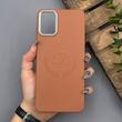 قاب گوشی Galaxy A06 سامسونگ لدر دیزاین پولو Leather Design Polo عسلی