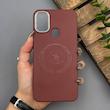 قاب گوشی Galaxy A11 - M11 سامسونگ لدر دیزاین پولو Leather Design Polo زرشکی 