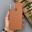 قاب گوشی Galaxy A11 - M11 سامسونگ لدر دیزاین پولو Leather Design Polo عسلی 