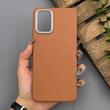 قاب گوشی Galaxy A12 - M12 سامسونگ لدر دیزاین پولو Leather Design Polo عسلی