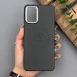 قاب گوشی Galaxy A12 - M12 سامسونگ لدر دیزاین پولو Leather Design Polo مشکی