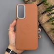 قاب گوشی Galaxy A14 سامسونگ لدر دیزاین پولو Leather Design Polo عسلی