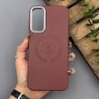 قاب گوشی Galaxy A14 سامسونگ لدر دیزاین پولو Leather Design Polo زرشکی 