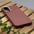 قاب گوشی Galaxy A14 سامسونگ لدر دیزاین پولو Leather Design Polo زرشکی کد E1-1001851