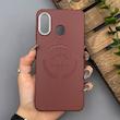 قاب گوشی Galaxy A20 - A30 سامسونگ لدر دیزاین پولو Leather Design Polo زرشکی 