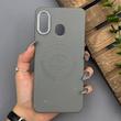 قاب گوشی Galaxy A20 - A30 سامسونگ لدر دیزاین پولو Leather Design Polo طوسی