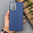 قاب گوشی Galaxy A22 4G - M32 4G سامسونگ لدر دیزاین پولو Leather Design Polo سرمه ای