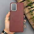قاب گوشی Galaxy A22 4G - M32 4G سامسونگ لدر دیزاین پولو Leather Design Polo زرشکی