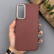 قاب گوشی Galaxy A24 سامسونگ لدر دیزاین پولو Leather Design Polo زرشکی