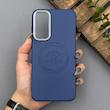 قاب گوشی Galaxy A25 سامسونگ لدر دیزاین پولو Leather Design Polo سرمه ای