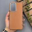 قاب گوشی Galaxy A26 سامسونگ لدر دیزاین پولو Leather Design Polo عسلی