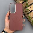 قاب گوشی Galaxy A35 سامسونگ لدر دیزاین پولو Leather Design Polo زرشکی