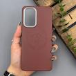 قاب گوشی Galaxy A53 سامسونگ لدر دیزاین پولو Leather Design Polo زرشکی