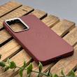 قاب گوشی Galaxy A56 سامسونگ لدر دیزاین پولو Leather Design Polo زرشکی کد E1-1001976
