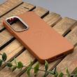 قاب گوشی Galaxy S24 FE سامسونگ لدر دیزاین پولو Leather Design Polo عسلی کد E1-1001996