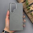 قاب گوشی Galaxy S22 Ultra سامسونگ لدر دیزاین پولو Leather Design Polo طوسی