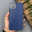 قاب گوشی iPhone 11 Pro Max آیفون لدر دیزاین پولو Leather Design Polo سرمه ای