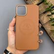 قاب گوشی iPhone 11 آیفون لدر دیزاین پولو Leather Design Polo عسلی