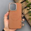 قاب گوشی iPhone 13 Pro آیفون لدر دیزاین پولو Leather Design Polo عسلی