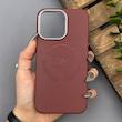 قاب گوشی iPhone 13 Pro آیفون لدر دیزاین پولو Leather Design Polo زرشکی