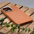 قاب گوشی iPhone 14 Pro Max آیفون لدر دیزاین پولو Leather Design Polo عسلی کد E1-1002074