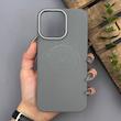 قاب گوشی iPhone 15 Pro Max آیفون لدر دیزاین پولو Leather Design Polo طوسی