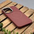 قاب گوشی iPhone 15 Pro Max آیفون لدر دیزاین پولو Leather Design Polo زرشکی کد E1-1002090