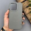 قاب گوشی iPhone 15 Pro آیفون لدر دیزاین پولو Leather Design Polo طوسی