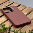 قاب گوشی iPhone 15 Pro آیفون لدر دیزاین پولو Leather Design Polo زرشکی کد E1-1002096