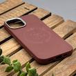 قاب گوشی iPhone 15 آیفون لدر دیزاین پولو Leather Design Polo زرشکی کد E1-1002097