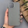 قاب گوشی iPhone 15 آیفون لدر دیزاین پولو Leather Design Polo طوسی