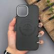 قاب گوشی iPhone 15 آیفون لدر دیزاین پولو Leather Design Polo مشکی