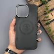 قاب گوشی iPhone 16 Pro Max آیفون لدر دیزاین پولو Leather Design Polo مشکی