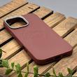 قاب گوشی iPhone 16 Pro Max آیفون لدر دیزاین پولو Leather Design Polo زرشکی کد E1-1002105