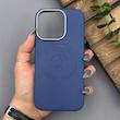 قاب گوشی iPhone 16 Pro آیفون لدر دیزاین پولو Leather Design Polo سرمه ای