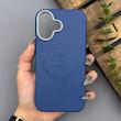 قاب گوشی iPhone 16 آیفون لدر دیزاین پولو Leather Design Polo سرمه ای