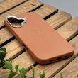 قاب گوشی iPhone 16 آیفون لدر دیزاین پولو Leather Design Polo عسلی کد E1-1002113